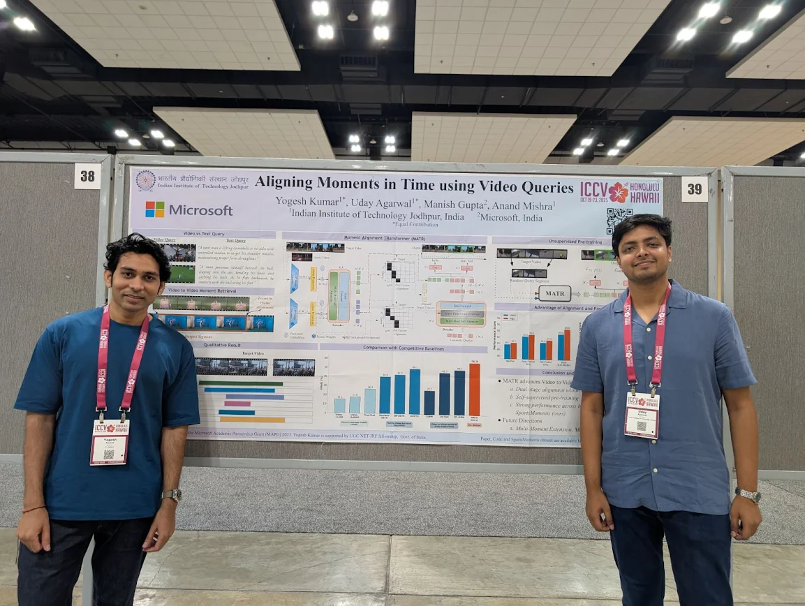 Yogesh and Uday ICCV 2025